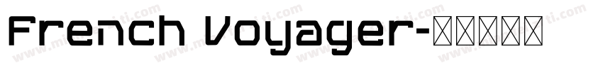 French Voyager字体转换